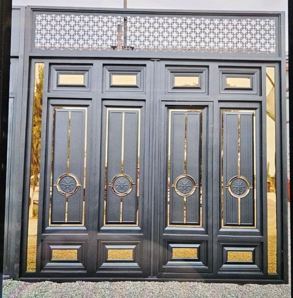Zanglamas metall (нержавейка) ishlatilgan darvoza 1